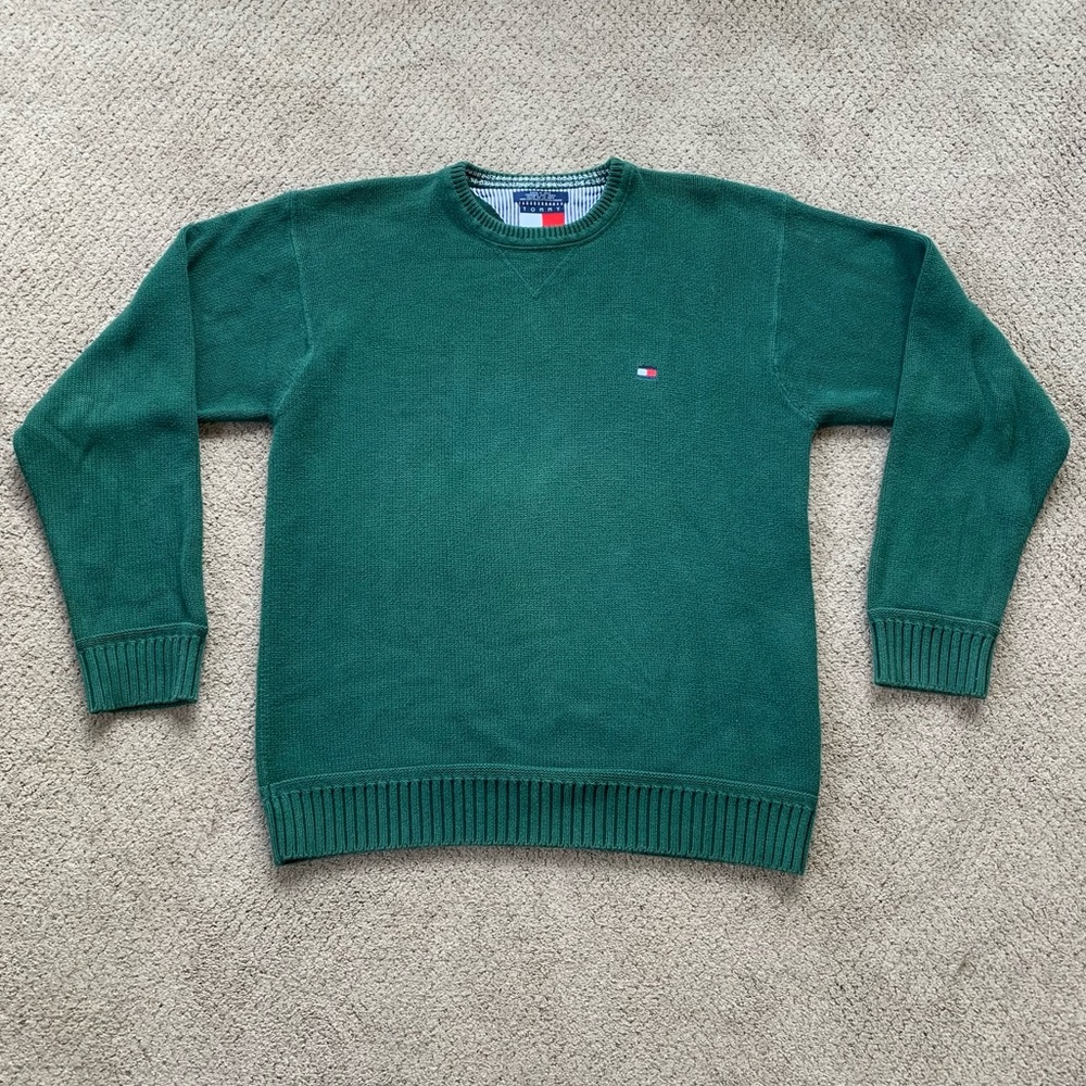 Knit Green Tommy Hilfiger Sweater
